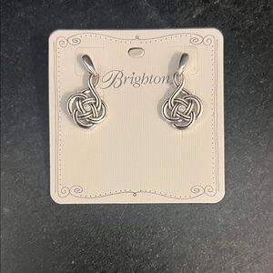 Brighton Silver Celtic Knot Earrings